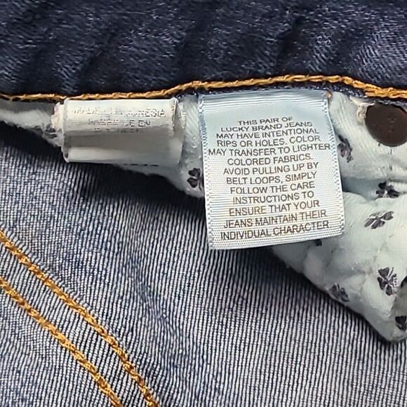 Lucky Brand Womens Jeans 4 Lolita Skinny Stretch Ankle Blue Faded Denim Pants - Picture 7 of 10